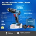 thumbnail image 3 of Rotomartillo Atornillador 1/2' 20V DongCheng + Batería 2.0Ah, 3 of 12