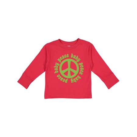 

Inktastic Peace Baby Gift Toddler Boy or Toddler Girl Long Sleeve T-Shirt