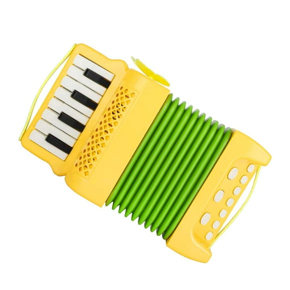 Kids Accordion Mini Accordion Instrument Toy Accordion Educational For Beginners Kids Stage Performance(Not Equipped With Battery)