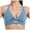 Blue, variant on OSOLU Women's Running Fitness Vest Sports Underwear Shockproof Yoga Clothing Dress With Cushion Bra Workout Sports High Support Comfortable Bralettes White M