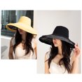 thumbnail image 3 of Floppy Hat Wide Brim - Solid Color Sun Protection Fisherman Cap Summer Beach Hat, 3 of 8