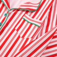 thumbnail image 3 of Conjunto navideño para padres e hijos, pijamas a rayas, ropa para el hogar, familia europea y americana, 3 of 5