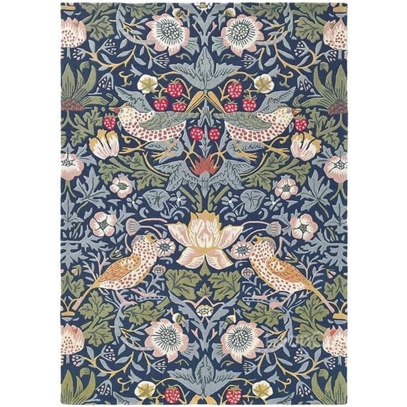 Avyay Rugs Floral Botanical Hand-Tufted Wool Runner Rug 2.6x8 ft – Garden Inspired Area Rug for Hallway, Bedroom & Living Room