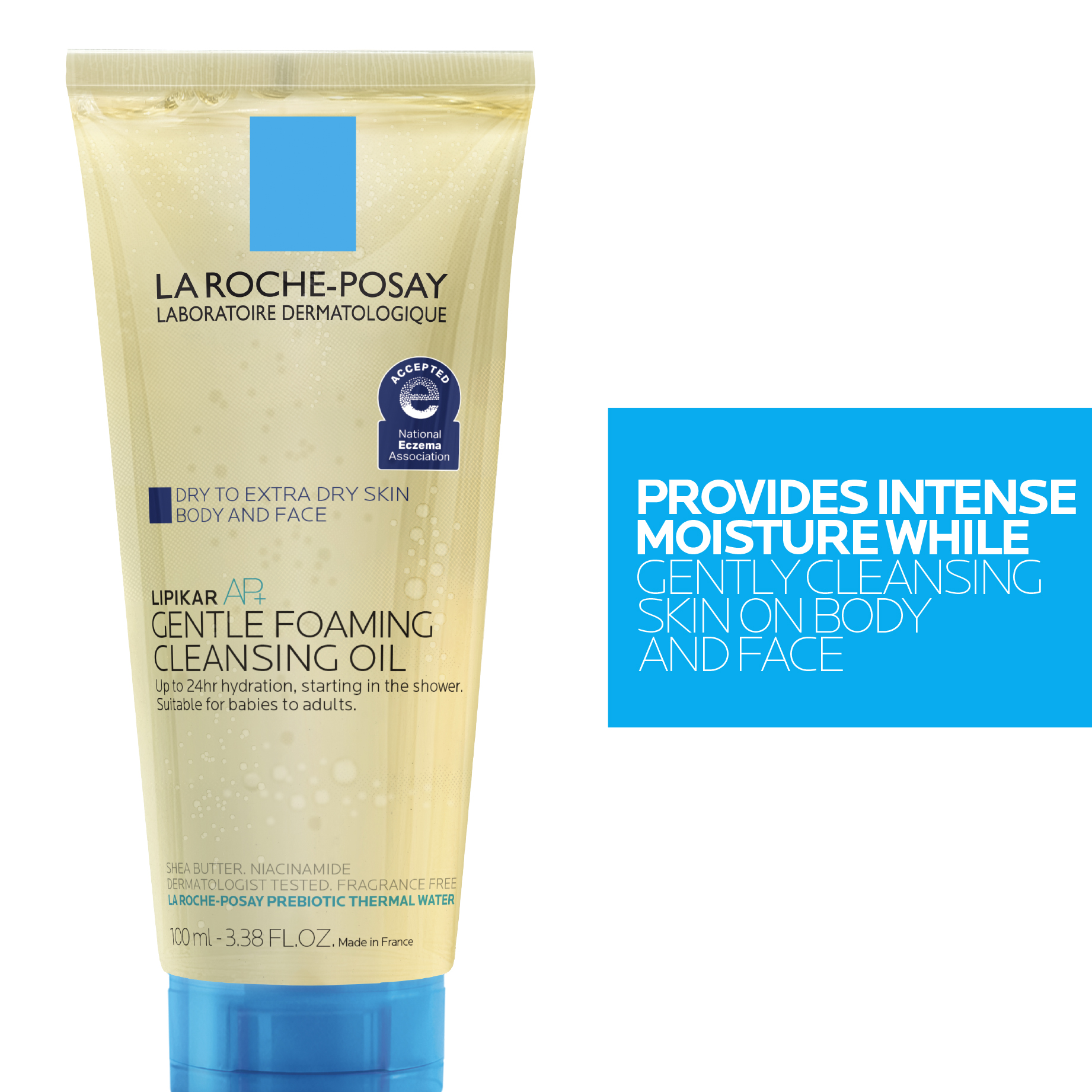 La Roche-Posay Lipikar AP+ Foaming Cleansing Oil, 3.38 oz photo 8