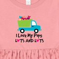 thumbnail image 4 of Inktastic I Love My Pops Girls Baby Dress, 4 of 5