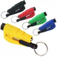 thumbnail image 1 of ORUYROP 5 Pcs Car Escape Rescue Tool Keychain Glass Breaker Seatbelt Cutter Mini Hammer Emergency Rescue Tool Glass Breaker Car Safety Tool Window Broken Tool Seat Belt Cutter, 1 of 6