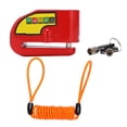 thumbnail image 4 of 2024，Disc Brake Lock Security Alarm Waterproof Steel Anti Theft Tool for Bicycle Electric Car MotorcycleRed, 4 of 5
