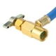 thumbnail image 2 of Válvula de aluminio dorado para refrigerante R134A, 1/2" ACME, ideal para sistemas de aire acondicionado automotriz., 2 of 6