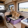 thumbnail image 5 of Foldable Travel Cat Litter Box, Portable Disposable Litter Pan, For Outdoor Camping And Hotel Stays, Temporary Lightweight Cat Potty, 5 of 6