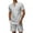 Light Gray, variant on JIKNTTR Men's Casual 2 Piece Outfits Summer Fashion Short Sleeve T Shirt And Drawstring Shorts Sportswear Sets Comfort Loungewear Sets