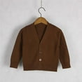 thumbnail image 2 of MEZZALL Baby Kids Girls Cardigan Long Sleeve Kids Button Sweater Girl Solid Color Crew Neck Cardigans Sweater Classic Dailywear, 2 of 3