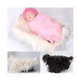 thumbnail image 2 of Faux Fur Photography Photo Prop Baby Newborn Blanket Background Backdrop Rug-Pink, 2 of 5