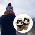 thumbnail image 4 of Mujeres Invierno Guantes Novedad Animal Usando Algodón para Snowboard Esquí Hombres Niñas Papá Paccoon camello Zulema Guantes de invierno para mujer, 4 of 8
