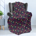 thumbnail image 4 of Floral Soft Flannel Fleece Throw Blanket, Colorful Blossoming Flowers Leaves and Berries Vintage Art, Cozy Plush for Indoor and Outdoor Use, 50" x 60", Multicolor, by Ambesonne, 4 of 5