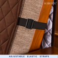 thumbnail image 4 of Subrtex Reversible Futon Slipcovers Washable Armless Couch Covers (70 Inch Width, Chocolate), 4 of 6