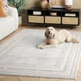 thumbnail image 3 of SAFAVIEH Parker Blaire Bordered Area Rug, Taupe/Gray Gold, 9' x 12', 3 of 8