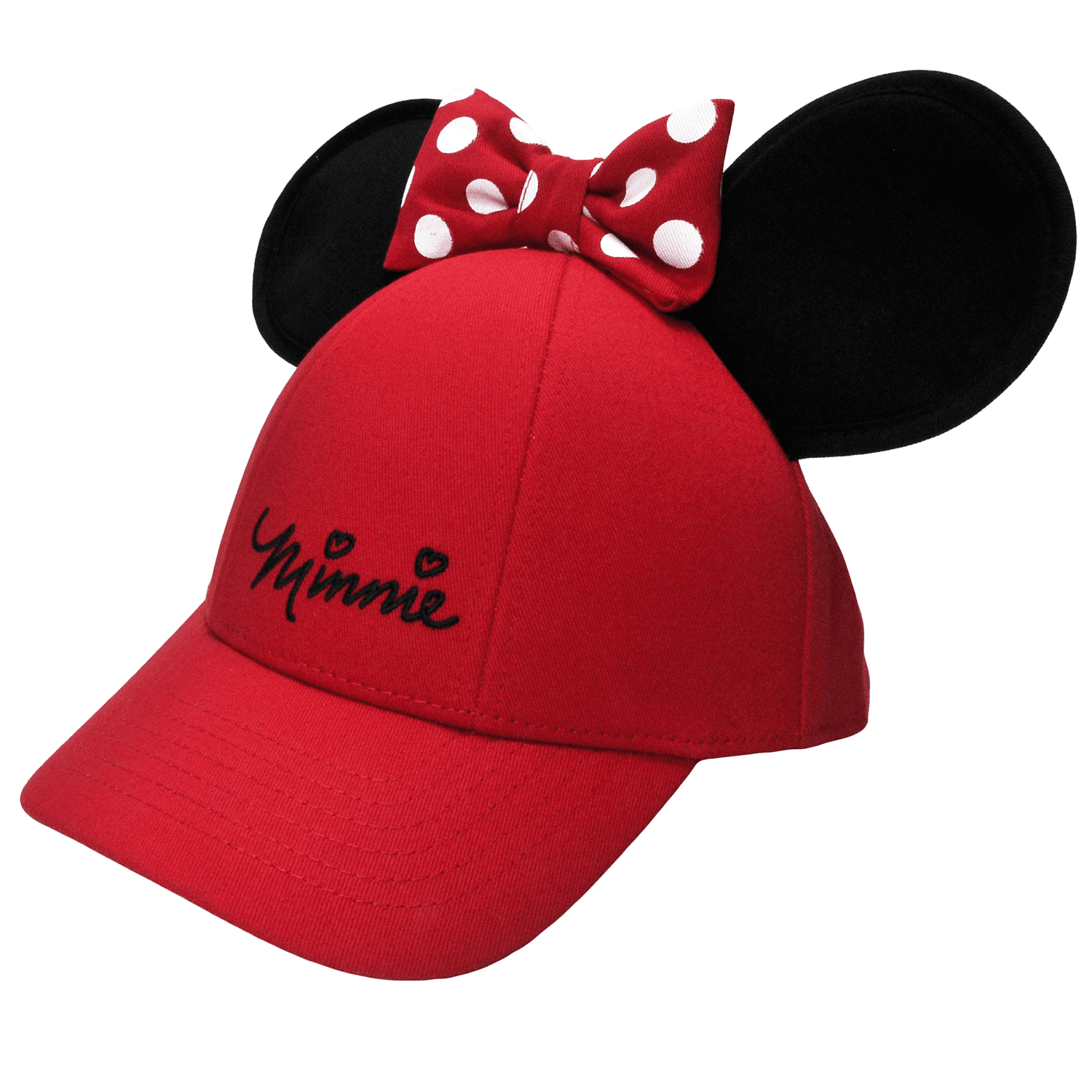 Disney Minnie Youth Red Ear Hat, (Girl's)