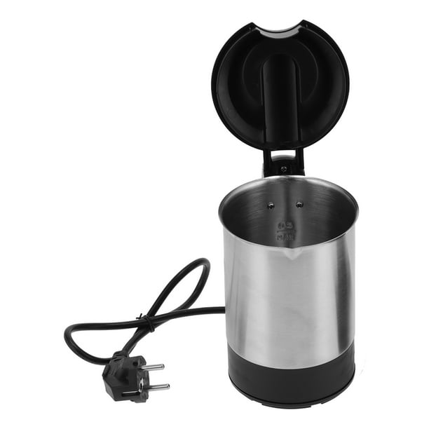 Hervidor De Agua, Mini Hervidor Eléctrico De Acero Inoxidable, Capacidad De 0,5 L, Portátil, UE, 220 V, Para Cocina, Hogar, Viajes