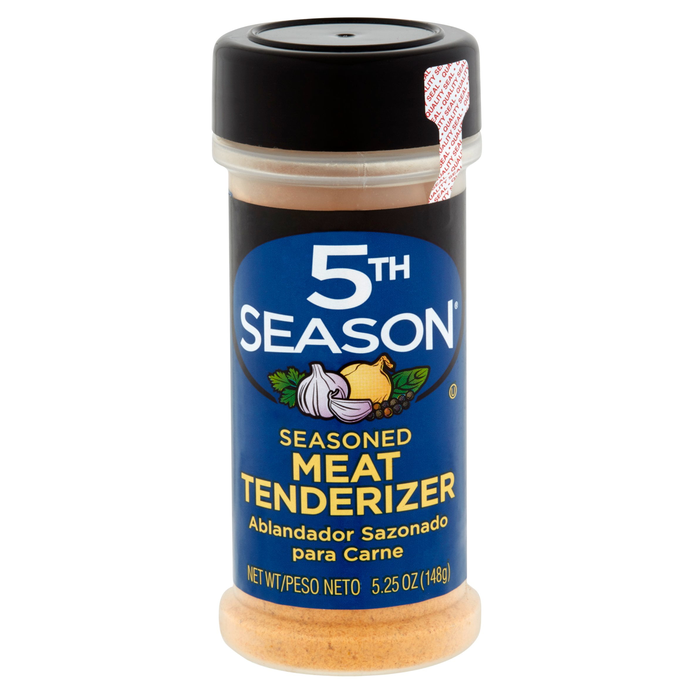 5th Season Seasoned Meat Tenderizer with Salt Onion Garlic and Paprika, 5.25 oz