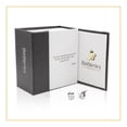thumbnail image 3 of BEBERLINI Men Stud Earrings Cubic Zirconia Silver Stainless Steel Jewelry Square 4 mm, 3 of 7