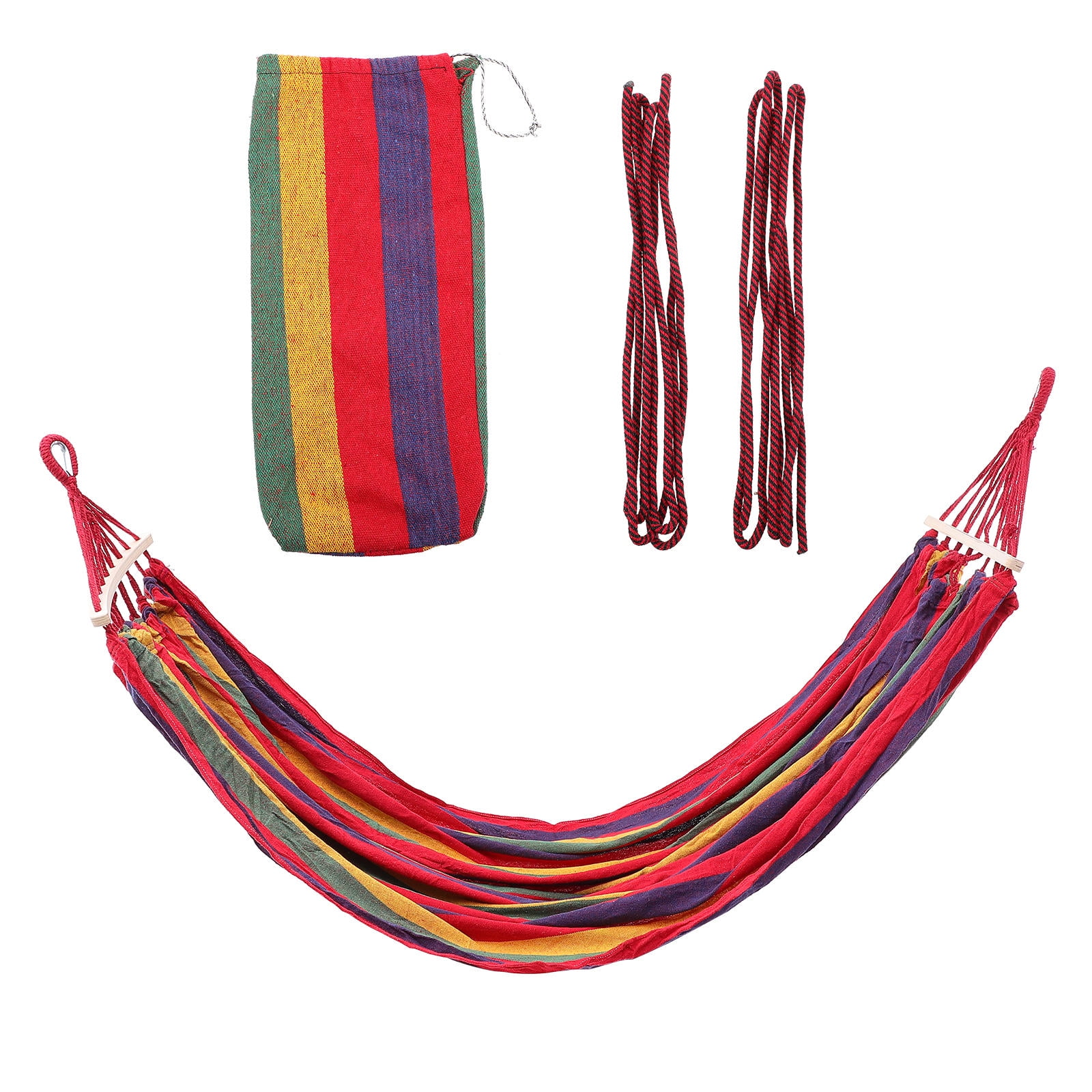 BESTYASH Camping Hiking Hammock Canvas Outdoor Portable Swing Bed