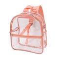 thumbnail image 2 of Mochila escolar transparente con diseño de cremallera de PVC, de gran capacidad y portátil, 2 of 8