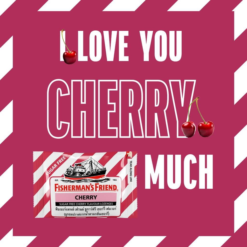 Fisherman's Friend Cherry Sugar Free Lozenges 25g (Pack of 6)