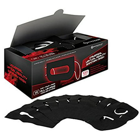 Hyperkin Universal VR Sanitary Mask V2.0 for HTC Vive/ PS VR/ Gear VR/ Oculus Rift (Black) (Best Games To Play On Oculus Rift)
