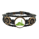 thumbnail image 1 of Pulsera marina tejida en cuero Unbranded Patron de referencia Pisa Italia Verde, 1 of 4