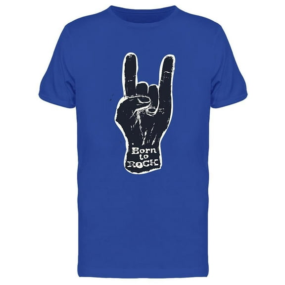 Born To Rock T-Shirt Men -Image by Shutterstock, Male x-Large