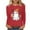 Red 6, variant on Cmfcve Halloween Shirts for Women Vintage Printed Sports Undershirts Long Sleeve Spooky Season Pullover Sweatshirt