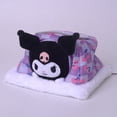 thumbnail image 3 of Sanrio-muñecos de peluche My Melody Kuromi, Hello Kitty, Cinnamoroll, Pochacco, edredón, estufa, nido cálido, adorno colgante para muñeca, regalos para niños, 3 of 4
