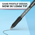 thumbnail image 2 of Paper Mate Ballpoint Pen, Profile Retractable Pen, Medium Point (1.0mm), Black, 8 Count, 2 of 6