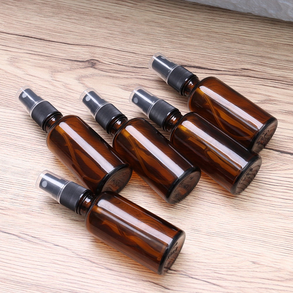 Worgeous  20 Pcs Spray Bottle Atomizer Container Sprayer Travel Brown