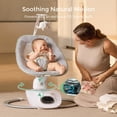 thumbnail image 6 of Momcozy CocoSway 3D-Motion Baby Swing for Infants to Toddlers, 6 Motion Modes & 4 Speeds, 180° Rotating Seat, 8 Preset Lullabies, 6 of 12