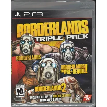 Borderlands Triple Pack PS3 (Brand New Factory Sealed US Version) PlayStation 3,