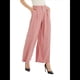 thumbnail image 3 of Pantalones Palazzo Largos de Pierna e Informales de Cintura Alta para Mujer, Talla Regular Rosa M, 3 of 8