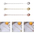thumbnail image 4 of 3PCS Long Handle Cocktail Stirrer Bar Spoon Multifunctional Twisted Bar Spoon for Bartenders, 4 of 4