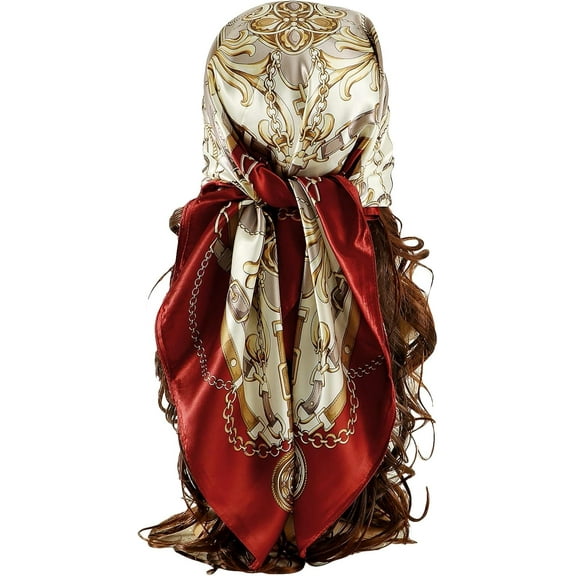 LinYooLi Women's Paisley Print Head Scarves Headband Boho Hair Bandana