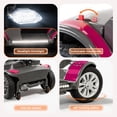 thumbnail image 6 of Arshin Senior-Friendly Mobility Scooter,Easy-to-Use and Lightweight Foldable,300lbs,Purple, 6 of 8