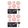 thumbnail image 1 of relayinert 6piece Fragrance Freshening Car Air Freshener For Pleasant Drive Air Purifying Air Vent Clips pink 2Set, 1 of 6