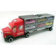 HAMMOND TOYS Semi Truck With Hot Car Wheels Collector Case