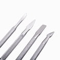 thumbnail image 4 of 4pcs Cuticle Pusher Bulk, Stainless Steel Cuticle Nail Cleaner Tool for Beauty Salon, 4 of 4