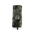 thumbnail image 2 of BLISSFUL STEP Women's Pointed Toe Lace Sequin Stiletto High Heels Ankle Boots, 2 of 6