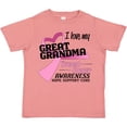 thumbnail image 3 of Inktastic I Love My Great Grandma- Breast Cancer Awareness- Hope, Support, Love Boys or Girls Toddler T-Shirt, 3 of 5