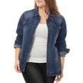 thumbnail image 1 of Chaqueta de mezclilla con botones uxcell 1X, 1 of 5