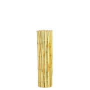 Backyard X-Scapes Natural Bamboo Fencing Garden Screen Rolled Wood Fence Panel 1 D x 4 H x 8 L