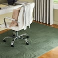 thumbnail image 4 of TOWN & COUNTRY EVERYDAY Stone Geo Curve Soft Felt Everwash®, Machine Washable Area Rug with Non-Slip Backing, Geometric Rug, Sage Green, 4'11"x6'10", 4 of 11