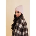 thumbnail image 5 of Embroidered Smiley Face Ribbed Knit Beanie, 5 of 11