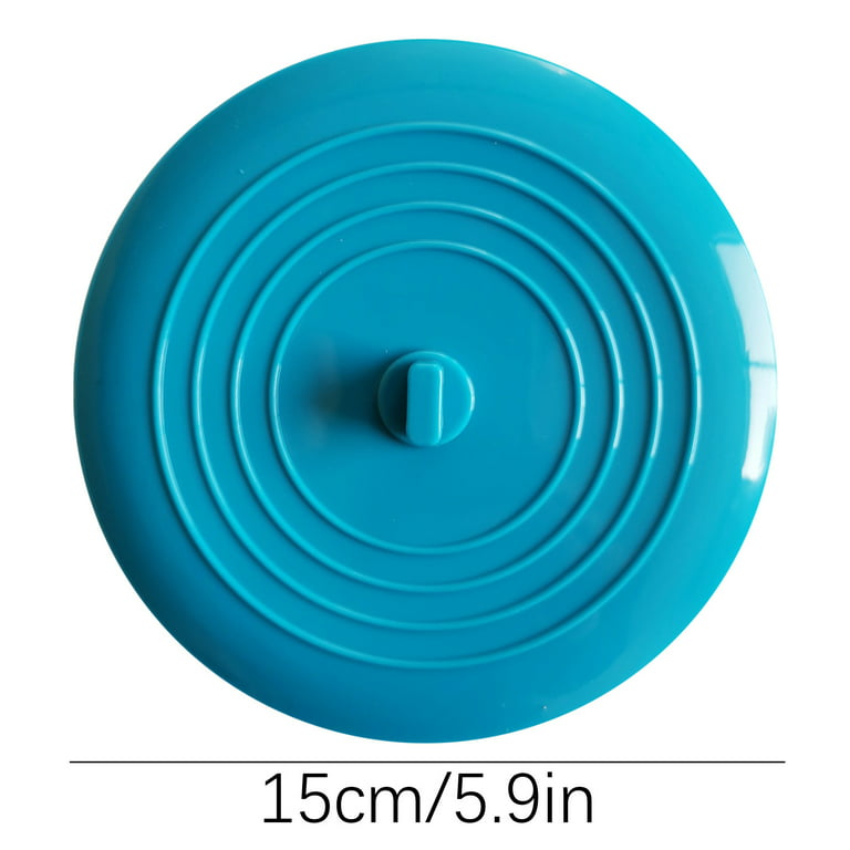 2pc Flat for Bath for Shower Drain Silicone Plug Hair Catcher